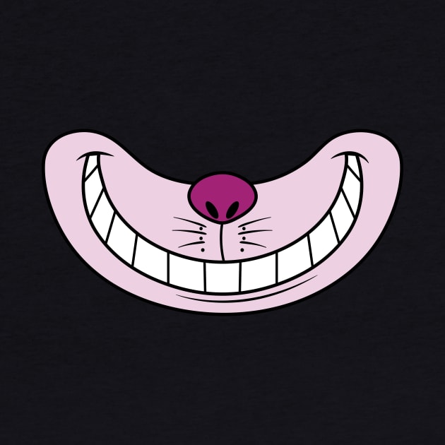 Cheshire cat face mask by walterorlandi